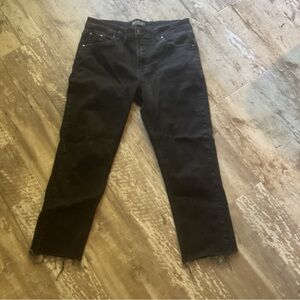FREE PLANET Sustainable Charcoal Denim Jeans Distressed Men’s 32x32